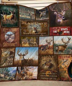 Hunting Quilt Blanket Bedding Set