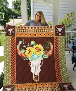 Hunting Sunflower Quilt Blanket Bedding Set for Home Décor