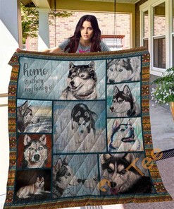 Husky 10 Quilt Blanket Bedding Set