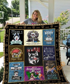 Husky Quilt Blanket Bedding Set