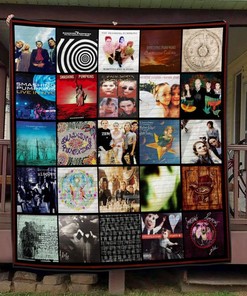 Hvt0303 Quilt Blanket Bedding Set Smashing Pumpkins