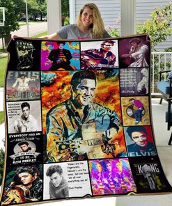 Hvt1003 Quilt Blanket Bedding Set Elvis Presley