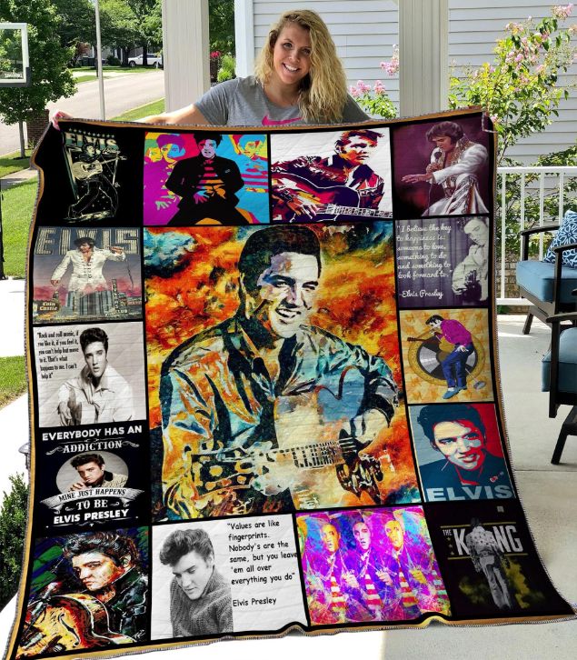 Hvt1003 Quilt Blanket Bedding Set Elvis Presley