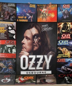 Hvt23 Quilt Blanket Bedding Set Ozzy Osbourne