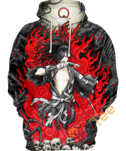 Hyakkimaru Fire Hell Hoodie 3D