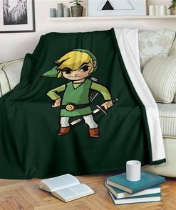 Hyrule Warriors Legend Of Zelda Sherpa Fleece Blanket Gifts for Family, for Couple