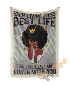 I Ain T Going Back And Forth With You Sherpa Fleece Blanket Gifts for Family, for Couple