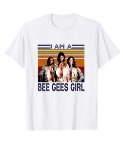 I Am A Bee Gees Girl Vintage Retro T-Shirt