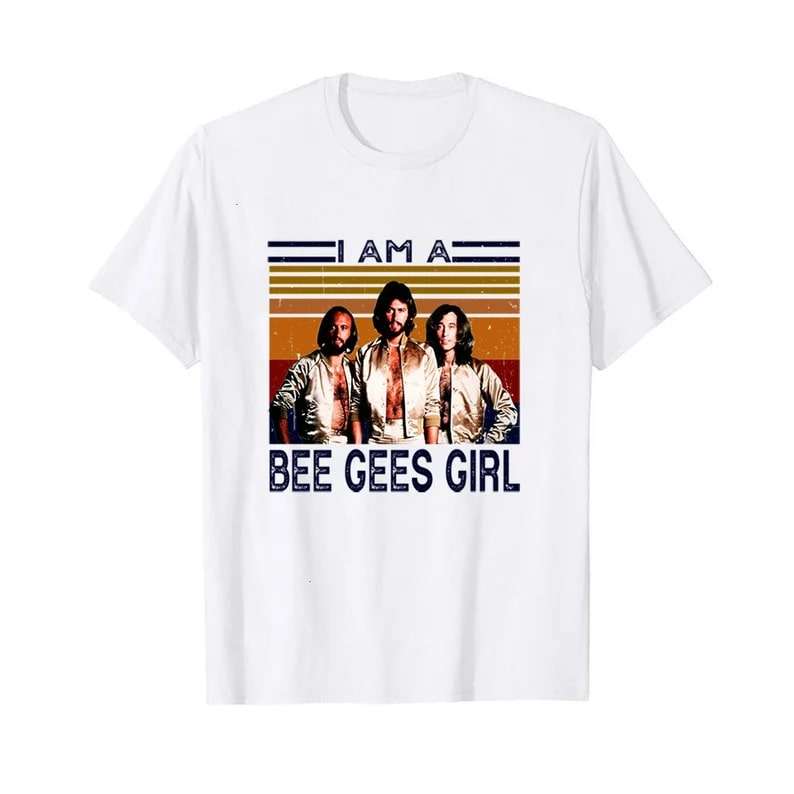 I Am A Bee Gees Girl Vintage Retro T-Shirt
