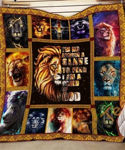 I Am A Child Of God – Lion Quilt Blanket Bedding Set