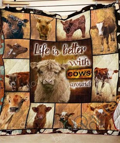 I Am A Cowaholic Quilt Blanket Bedding Set