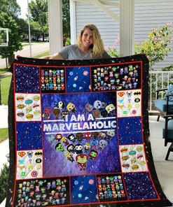 I Am A Marvelaholic Quilt Blanket Bedding Set for Home Décor
