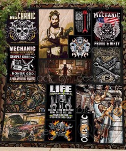 I Am A Mechanic Quilt Blanket Bedding Set