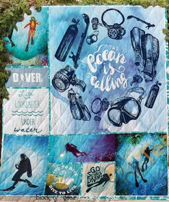 I Am Diver Quilt Blanket Bedding Set