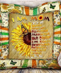 I Am Mom And Teacher Quilt Blanket Bedding Set