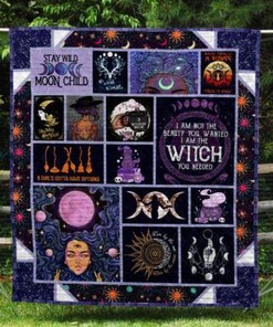 I Am Not The Beauty You Wanted I Am The Witch Quilt Blanket Bedding Set