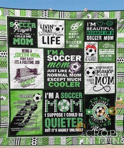 I Am The Soccer Mom Quilt Blanket Bedding Set