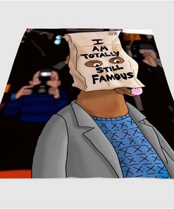 I Am Totally Still Famous Bojack Horseman Sherpa Fleece Blanket Gifts for Family, for Couple
