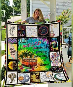 I Am W.E.I.R.D Hippie Quilt Blanket Bedding Set