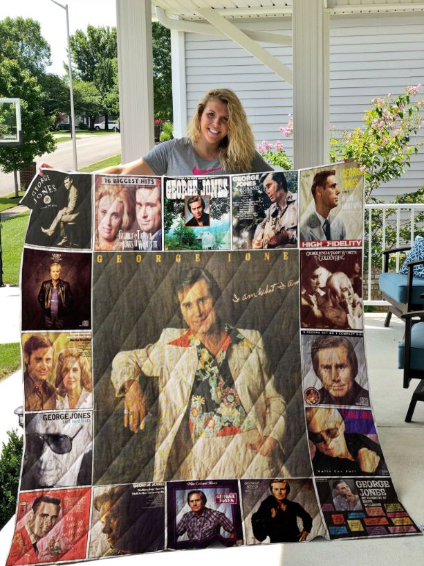 I Am What I Am George Jones Collection Quilt Blanket Bedding Set