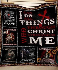 I Can Do All Things Quilt Blanket Bedding Set