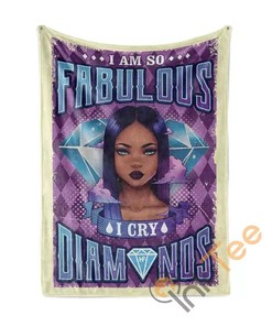 I Cry Diamonds Sherpa Fleece Blanket Gifts for Family, for Couple