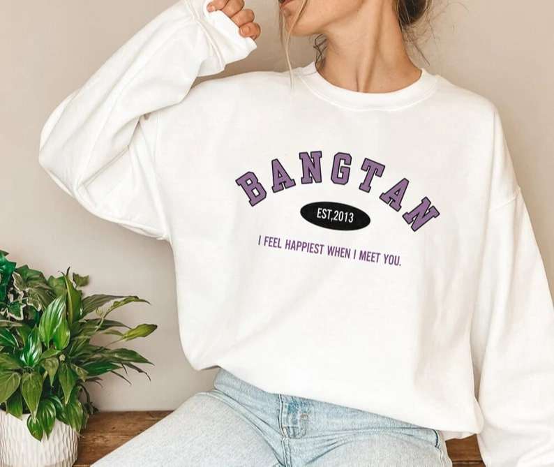 I Feel Happiest When I Meet You Bangtan T-Shirt