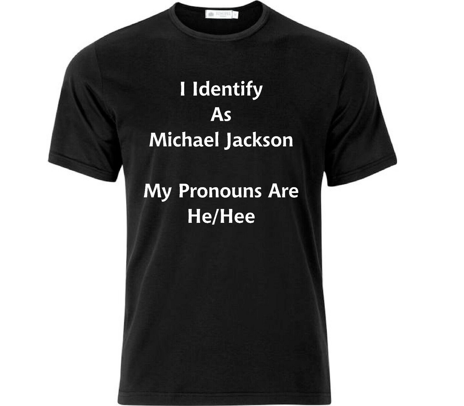 I Identify As Michael Jackson Pronouns T Shirt Bluefink