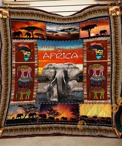 I Left My Heart In Africa Quilt Blanket Bedding Set