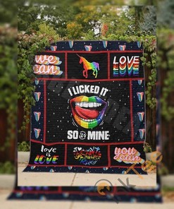 I Licked It Quilt Blanket Bedding Set