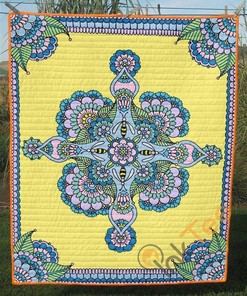 I Love Bees Quilt Blanket Bedding Set