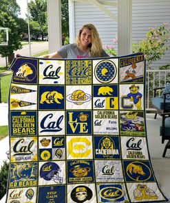 I Love Cal Ncaa California Golden Bears Combined Collection Loved Quilt Blanket Bedding Set