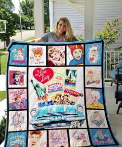 I Love Lucy Movie Art Quilt Blanket