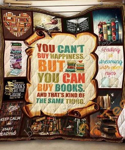 I Love Reading Books Quilt Blanket Bedding Set With Pilliwcases Option