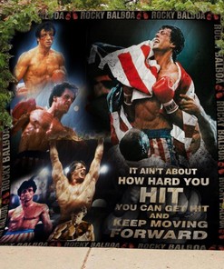 I Love Rocky Balboa Quilt Blanket Bedding Set for Home Décor
