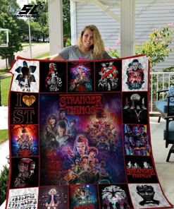 I Love ST Stranger Things Quilt Blanket Bedding Set