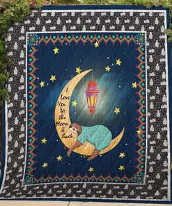 I Love Sloth Quilt Blanket Bedding Set for Home Décor