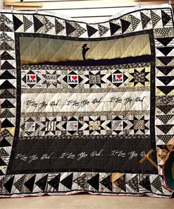I Love You Dad Quilt Blanket Bedding Set