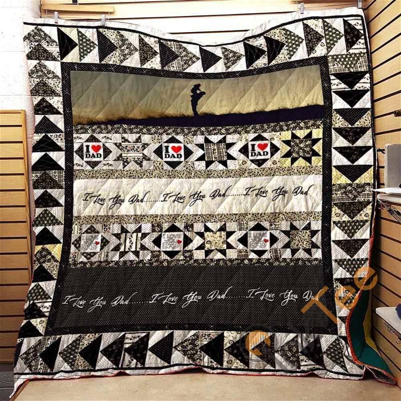 I Love You Dad Quilt Blanket Bedding Set