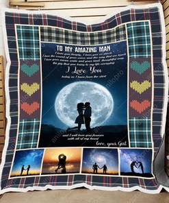 I Love You Deeply Blanket For Boyfriend Quilt Blanket Bedding Set