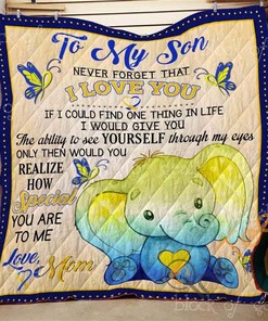 I Love You, Son Quilt Blanket And Bedding Set Option