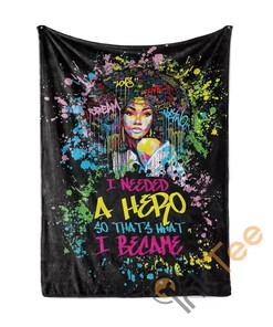I Needed A Hero Sherpa Fleece Blanket Gifts for Family, for Couple