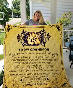 I Pray You'll Always Be Safe Enjoy The Ride Personalized Quilt Blanket Bedding Set