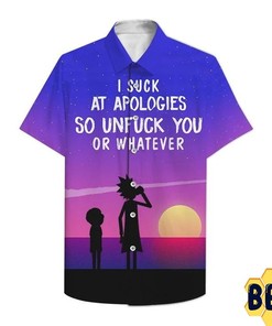 I Suck At Apologies So Unfuck You Or Whatever Trending Hawaiian Shirt