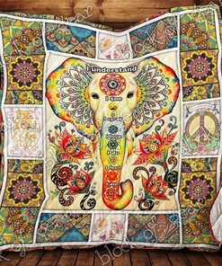 I Understand I See I Hippie Quilt Blanket Bedding Set