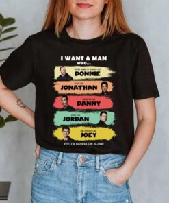 I Want A Man Like New Kids On The Block T-Shirt