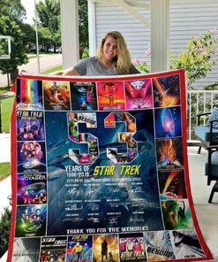 I1D1 Star Trek Quilt Blanket Bedding Set for Home Décor