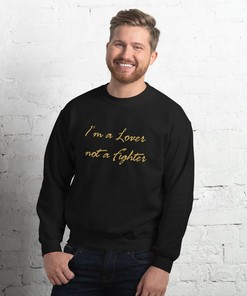 I'M A Lover Not A Fighter, Jackson Thriller Shirt, Michael Jackson Inspired Unisex Sweatshirt