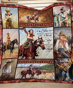 I’M A Cowgirl Quilt Blanket Bedding Set