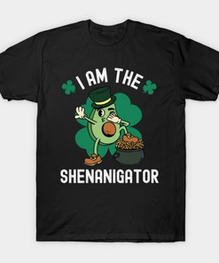 I'M The Shenanigator St. Patricks Day Avocado Shirt